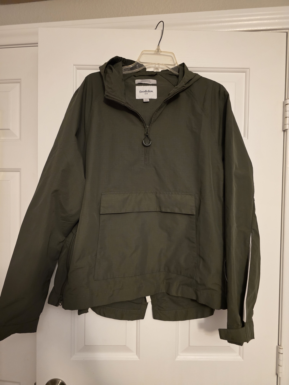 Goodfellow & Co Olive Pullover Anorak Jacket